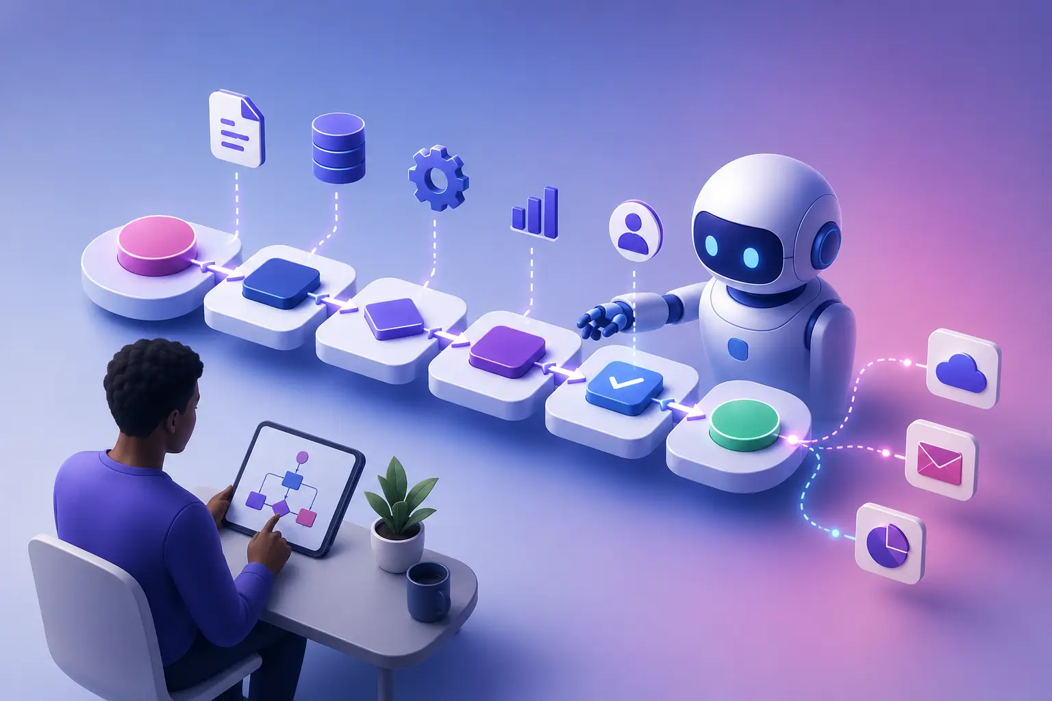 Kenyan business team planning AI automation workflows in Nairobi office